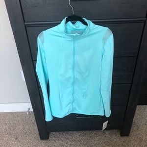 Blue workout jacket NWT